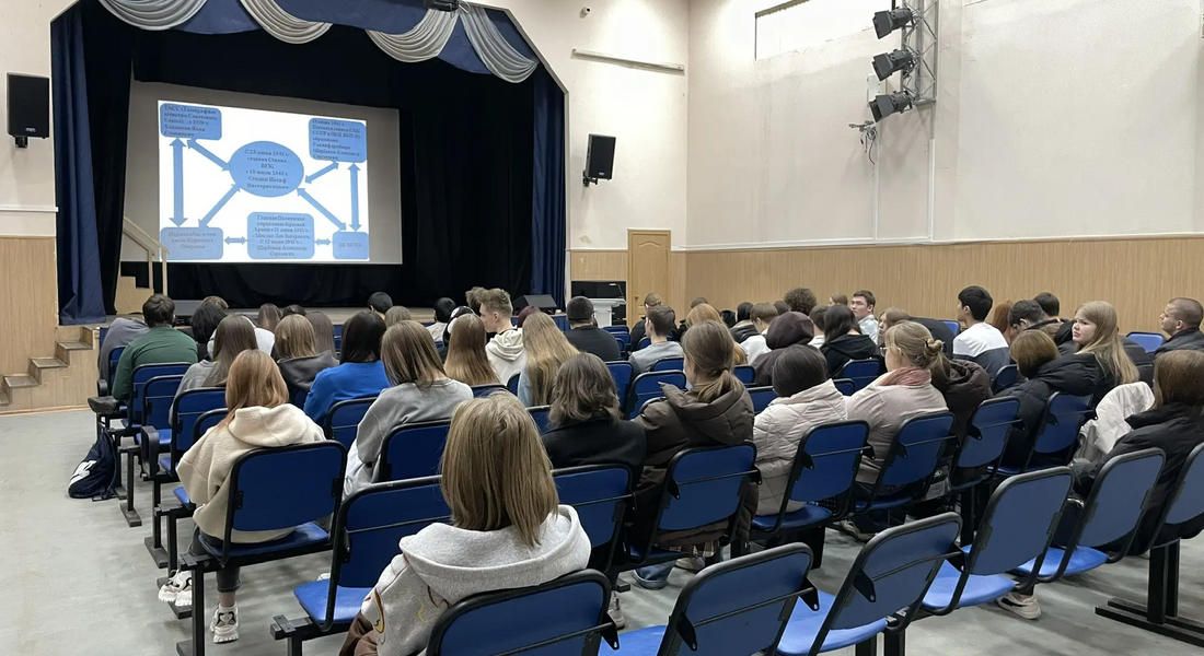 Музей Калининского фронта провёл для студентов ТвГМУ мероприятие «Окна ТАСС»
