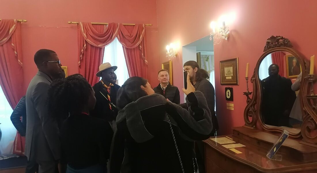 Международная делегация посетила Музей А.С. Пушкина в Торжке Международная делегация посетила Музей А.С. Пушкина в Торжке