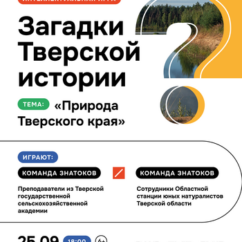 Интеллектуальная игра «Загадки Тверской истории» (6+)