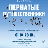 Выставка «Пернатые путешественники» в библиотеке им. А. М. Горького