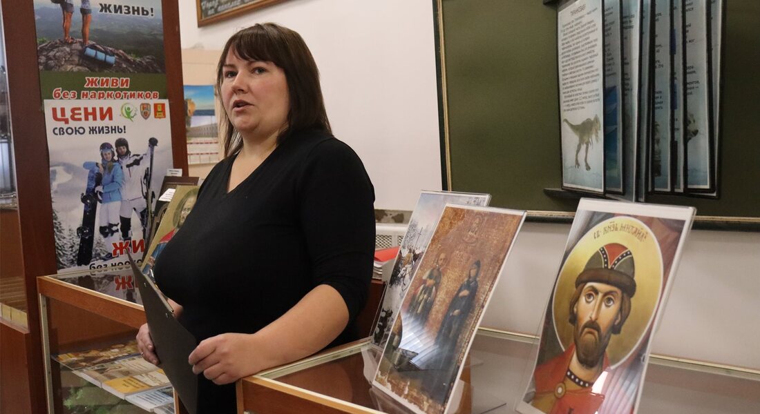 Открытие выставки литературы «Святые благоверные Анна Кашинская и Михаил Тверской»