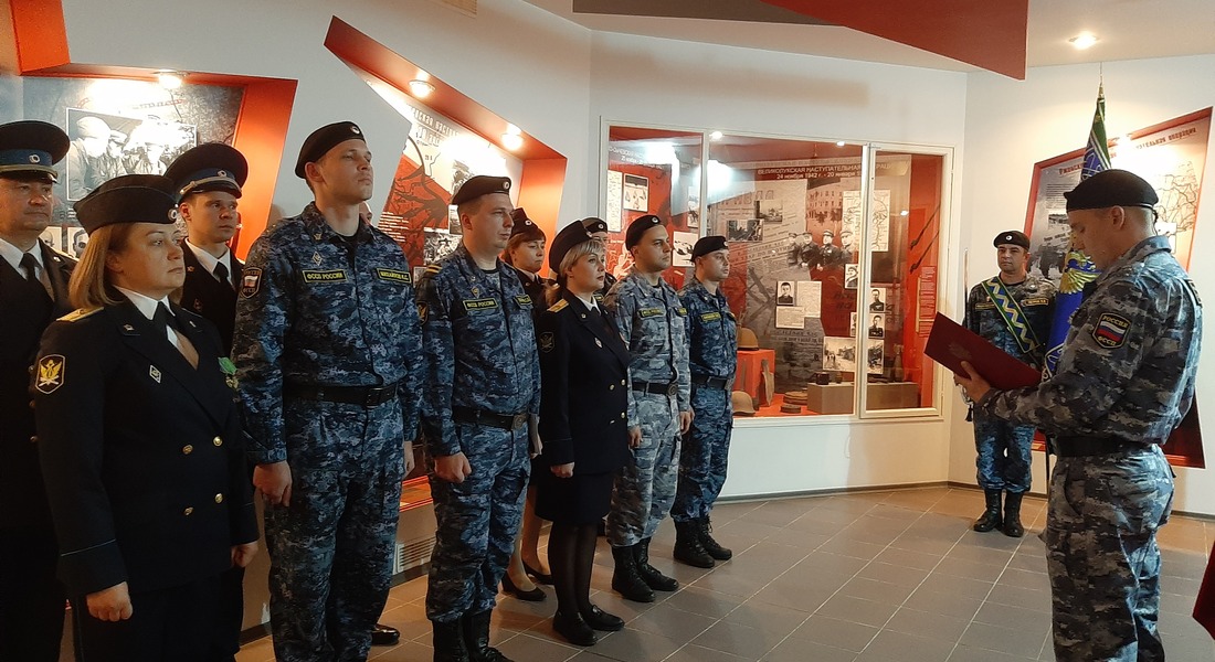 В Музее Калининского фронта прошло торжественное принятие присяги молодых сотрудников Федеральной службы судебных приставов Тверской области