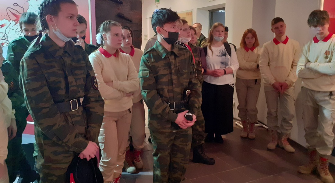 Торжественная церемония закрытия Тверской Вахты Памяти.