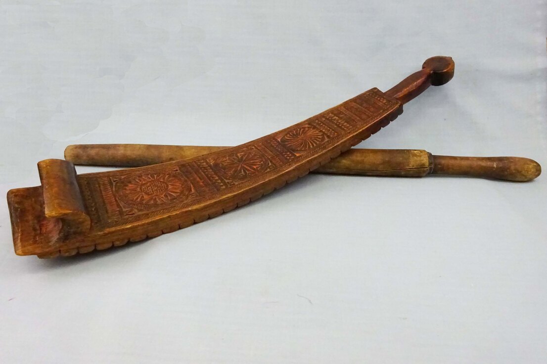 Рубель и скалка (каталка)