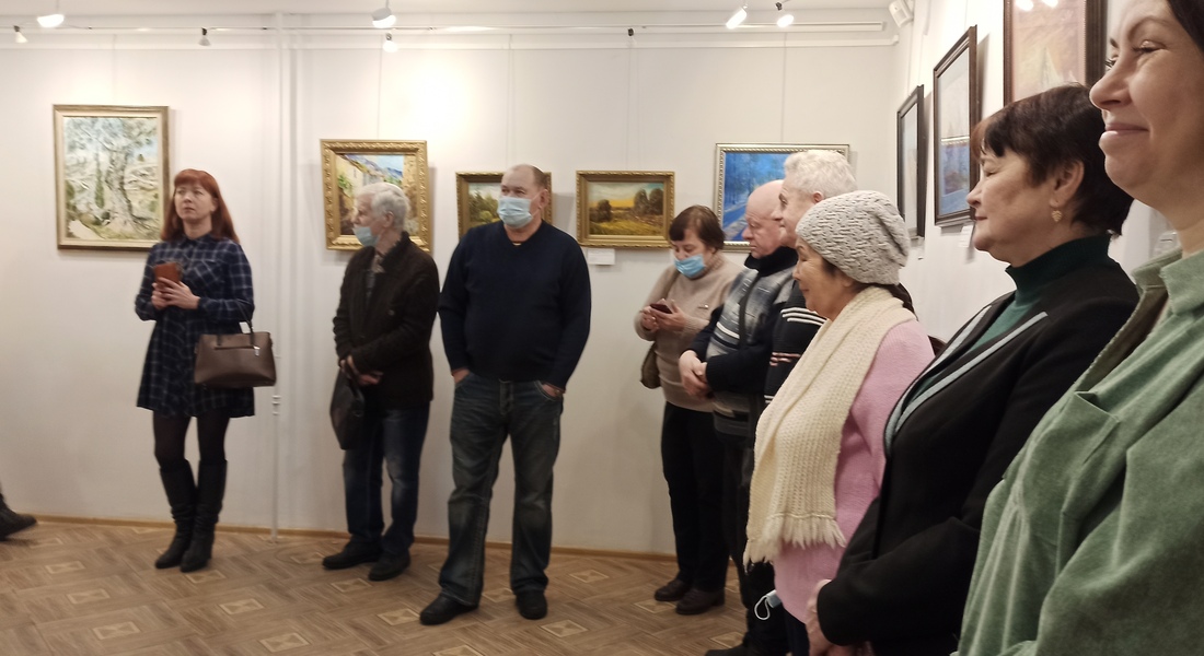 В Ржевском краеведческом музее прошла выставка картин Зои Полюшковой и Андрея Тихмянова