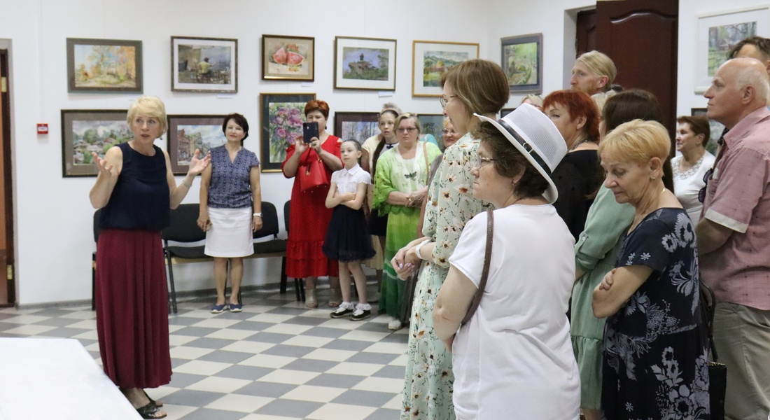 Выставка живописи «Цвет, воздух и вода» Выставка живописи «Цвет, воздух и вода»