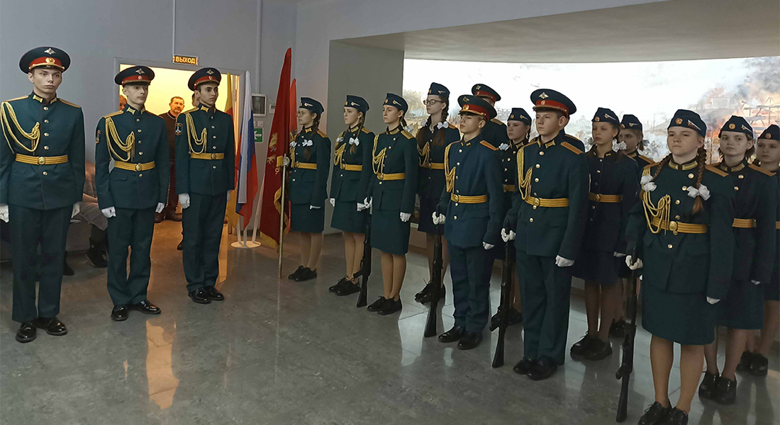 В Ржевском краеведческом музее состоялось посвящение в часовые Поста № 1 В Ржевском краеведческом музее состоялось посвящение в часовые Поста № 1